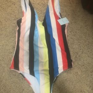 Cupshe one piece low back swim suit